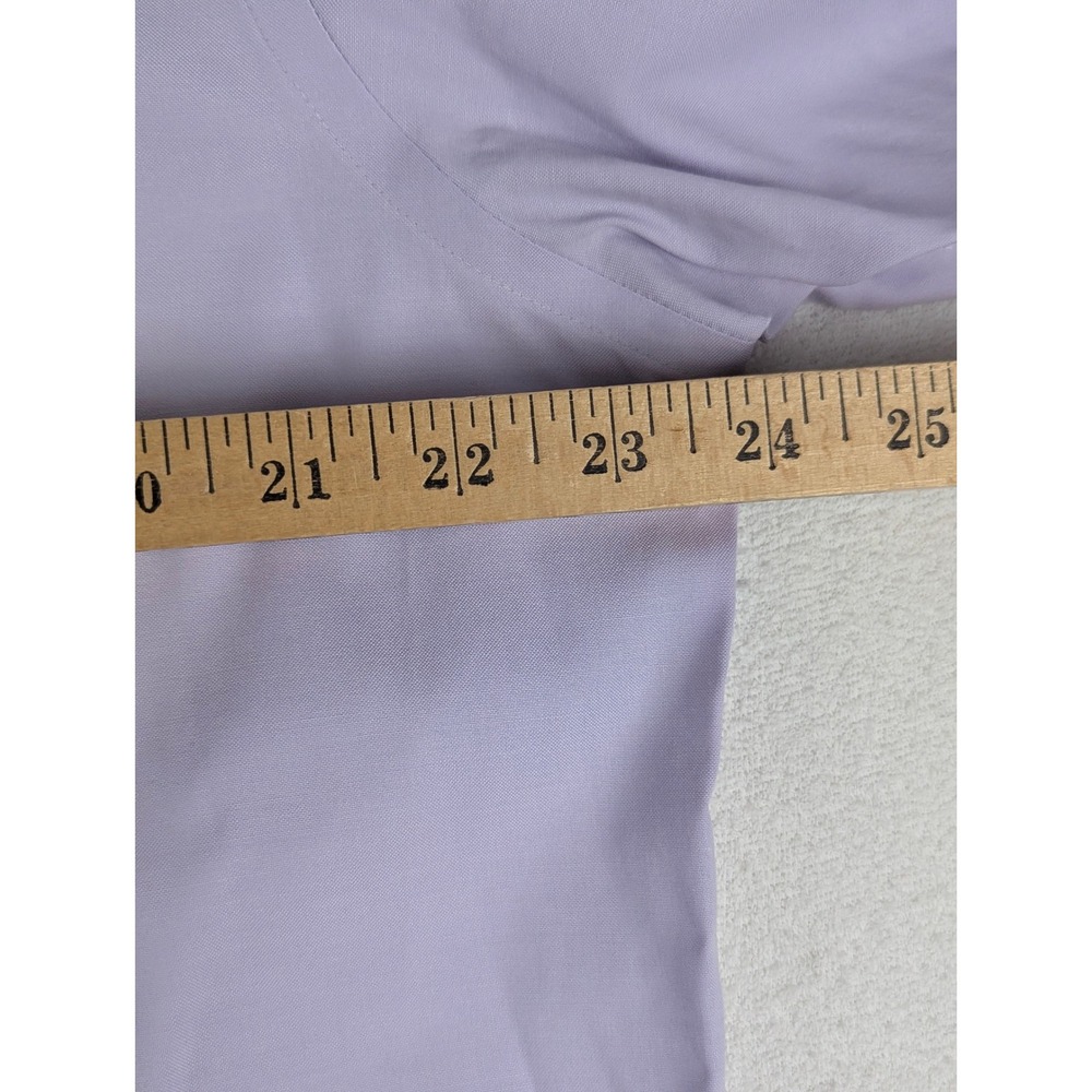 Brooks Bro Regent Fit Mens Lt Purple Button Shirt 16.5/ 33 Stretch Supima Cotton - Picture 8 of 10